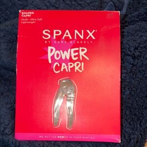 SPANX Power Capri Shaper in Red Packaging Nude (C)